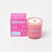 Pink milkjar essential oil candle with wooden wick in frosted glass made from coconut soy by angus oliver