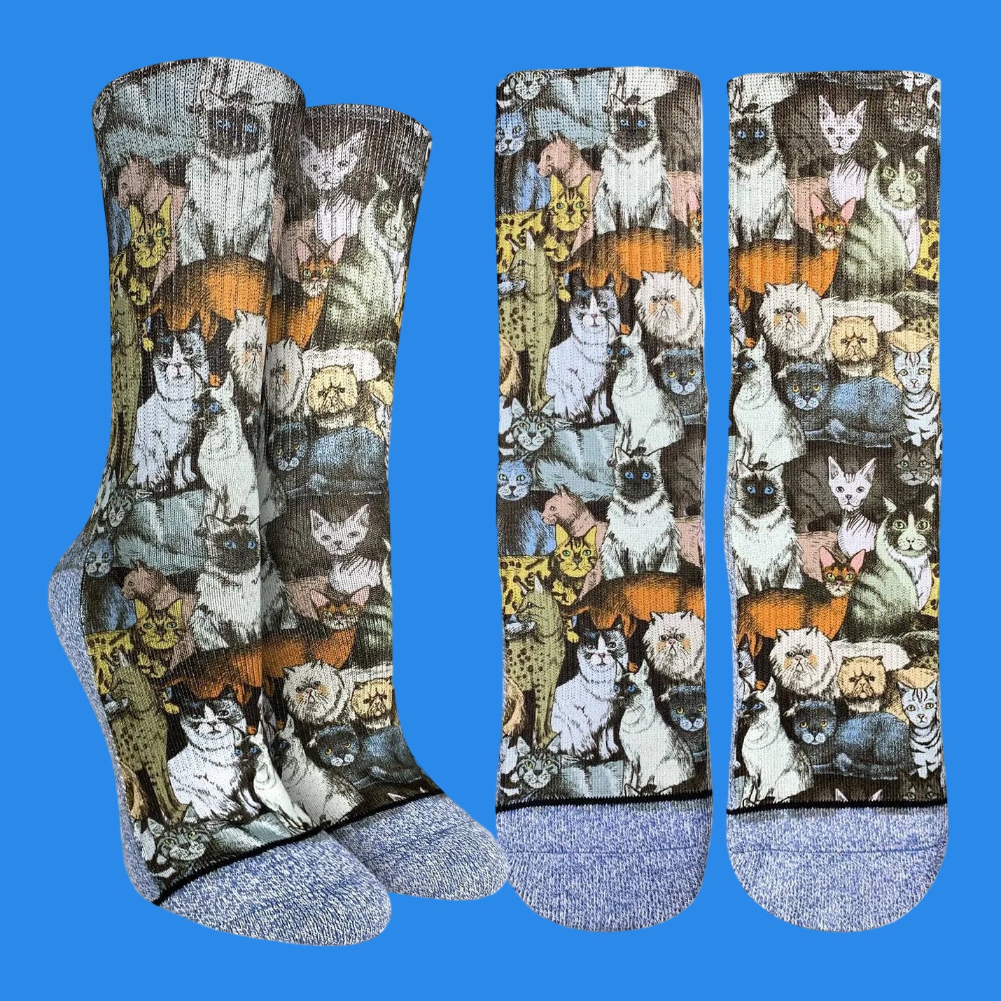 Chaussettes Femme Fantaisie Chats