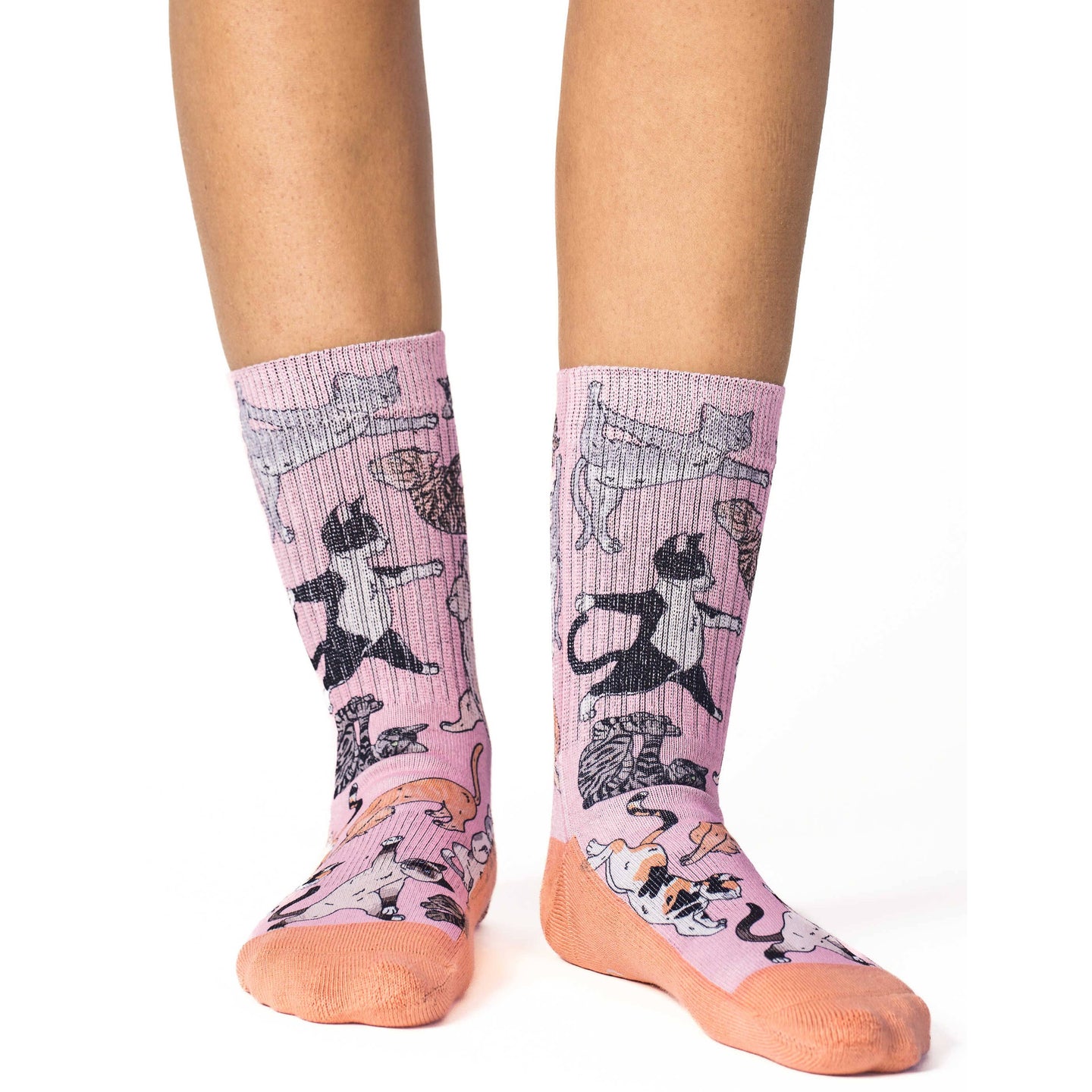 Women's Yoga Cats Socks