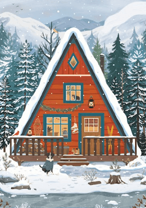 Midwinter Retreat | 1000-Piece Puzzle | Designed in Canada