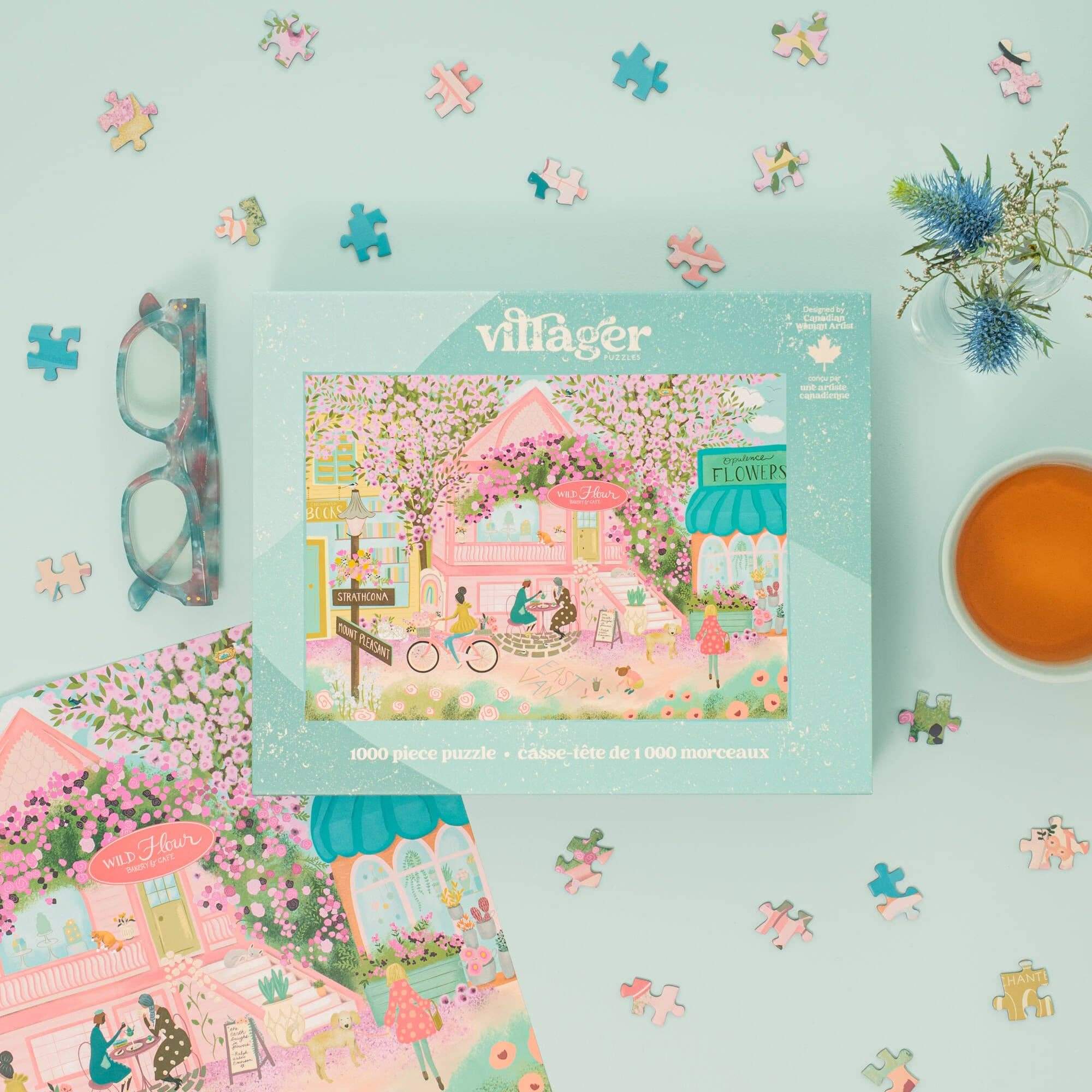 City in Bloom | 1000-Piece Jigsaw Puzzle | Designed in Canada