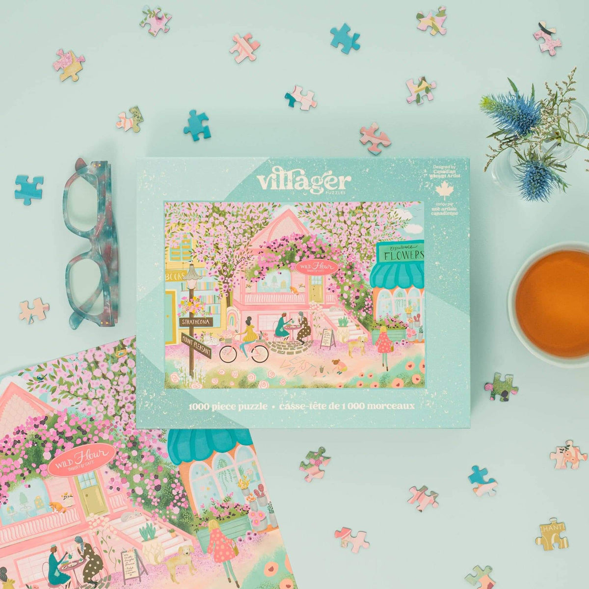 City in Bloom | 1000-Piece Jigsaw Puzzle | Designed in Canada