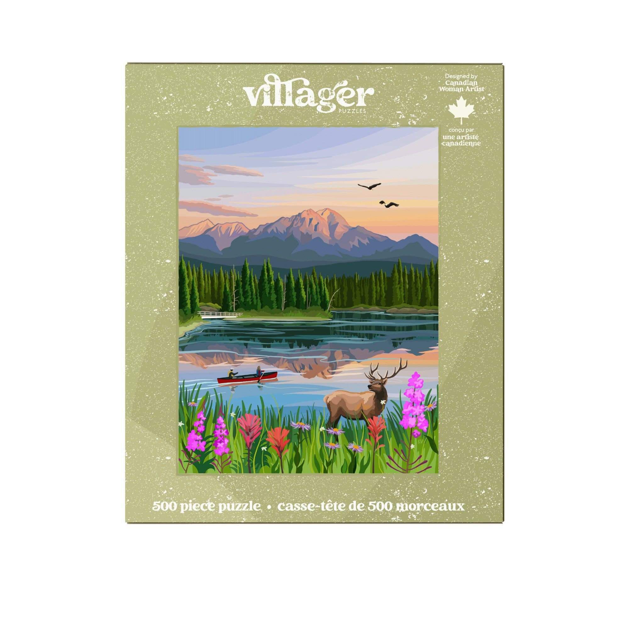 Jasper Flowers 500-Piece Puzzle