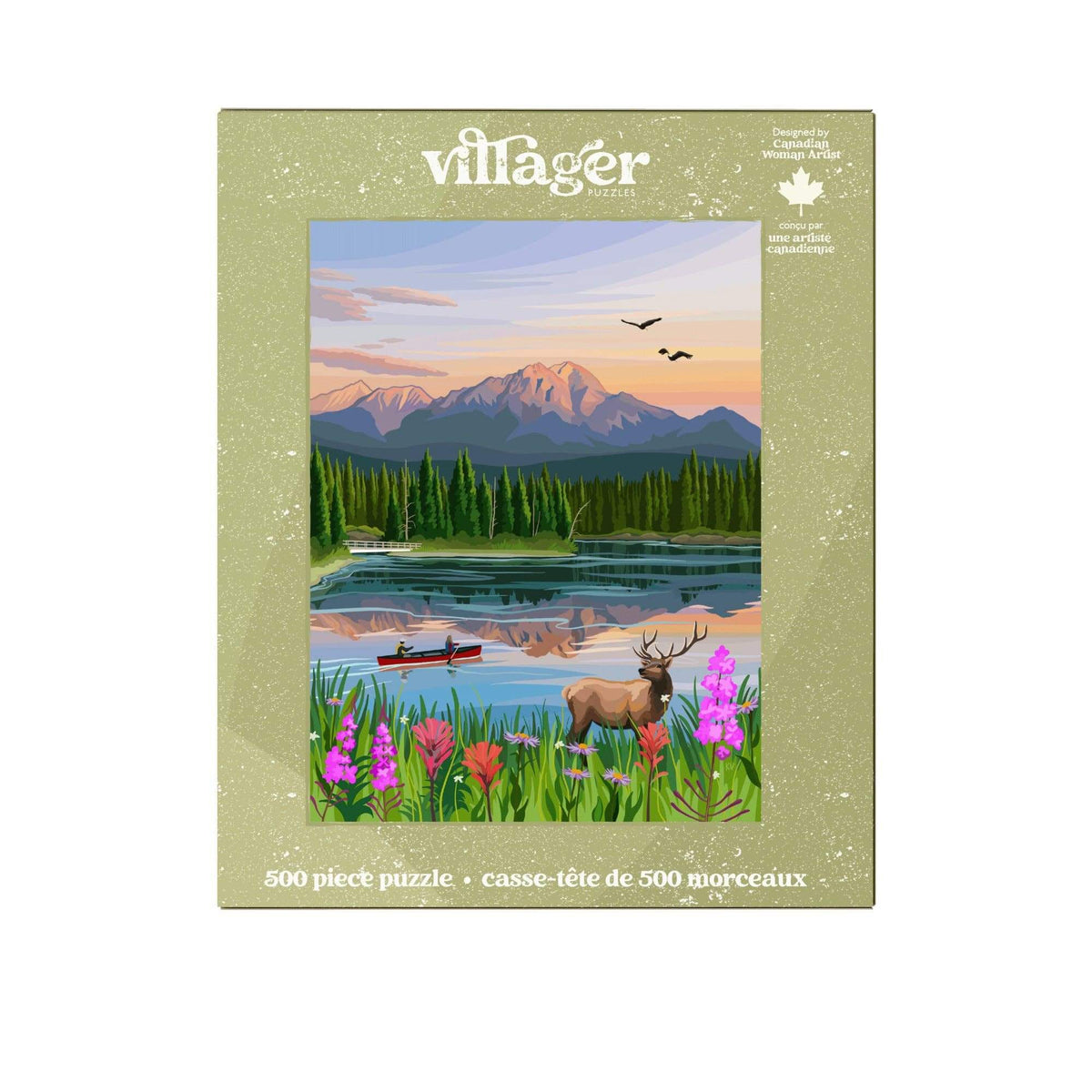 Jasper Flowers 500-Piece Puzzle