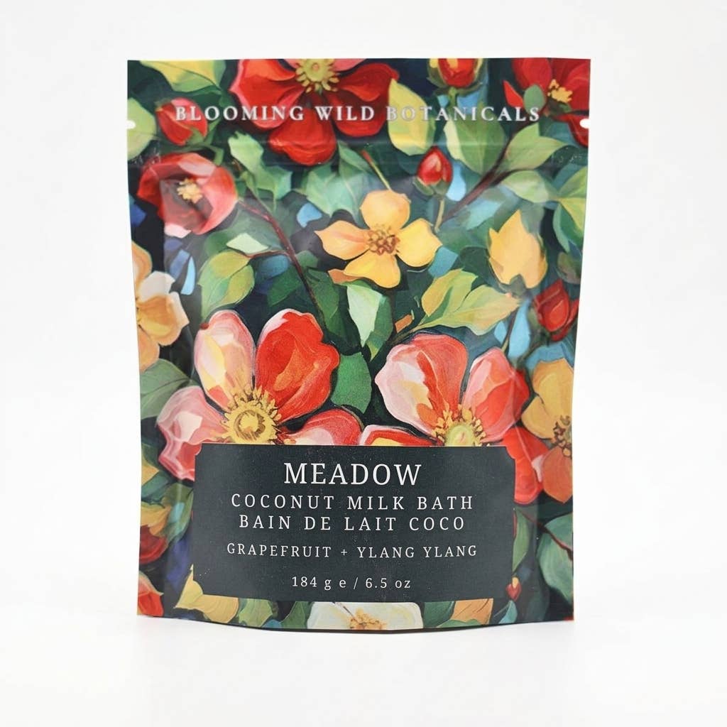 Meadow Coconut Milk Bath Salt Sachet | Grapefruit + Ylang Yl