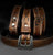 Leather Belt with Vintage Silver Buckle