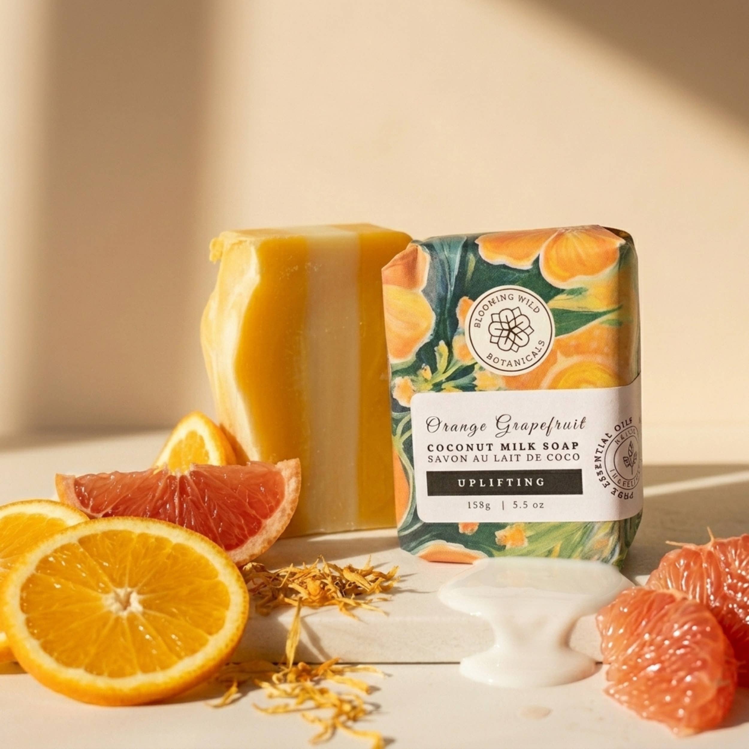 Orange Grapefruit Coconut Milk Soap | Uplifting