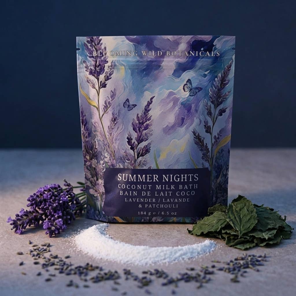 Summer Nights Coconut Milk Bath Sath Sachet | Lavender