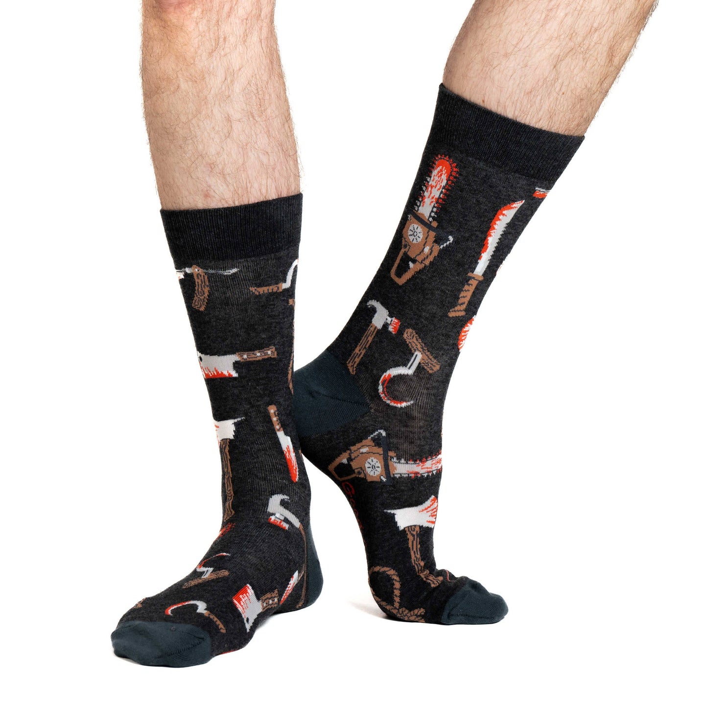 Men's Halloween, Bloody Weapons Socks