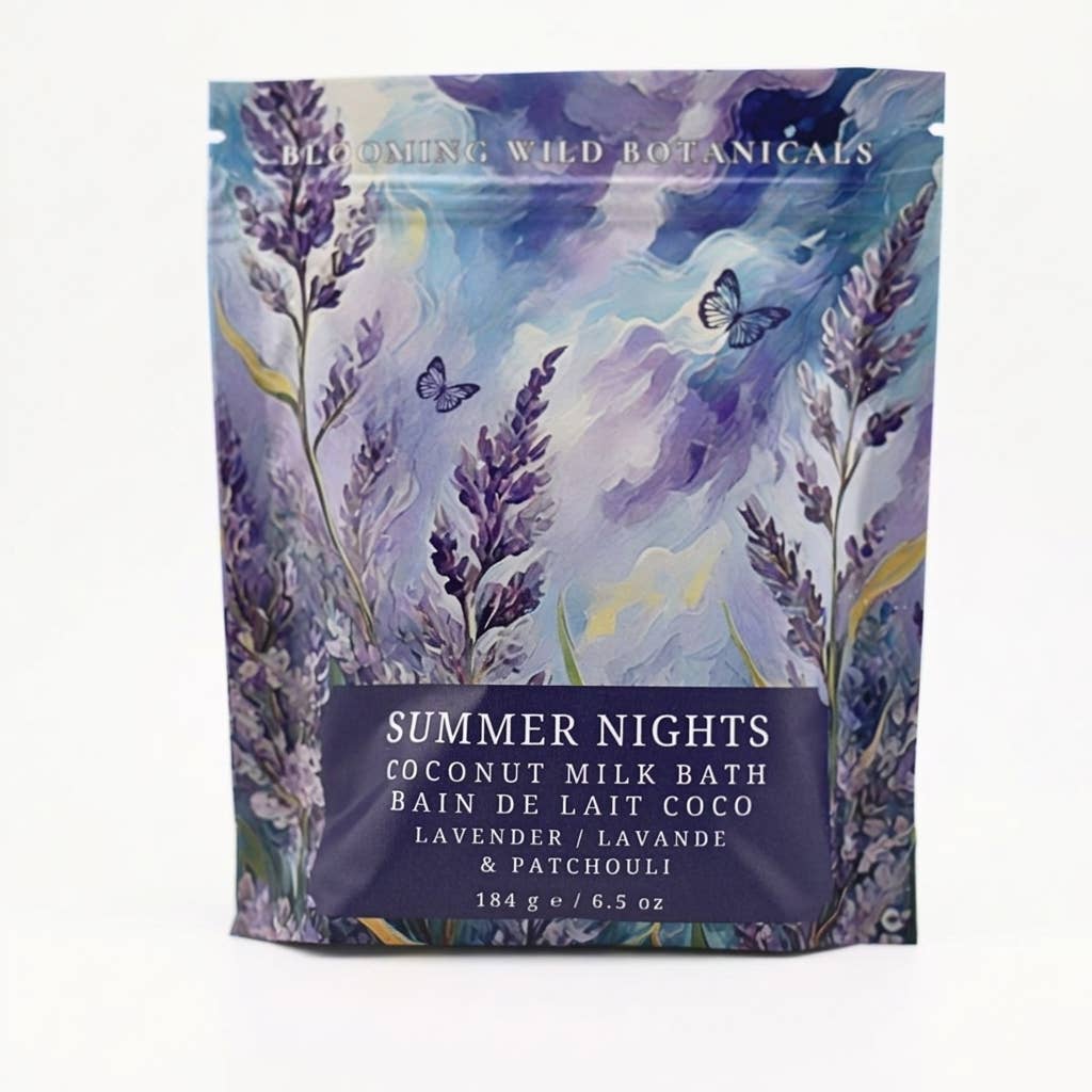 Summer Nights Coconut Milk Bath Sath Sachet | Lavender