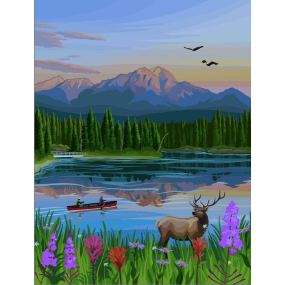 Jasper Flowers 500-Piece Puzzle