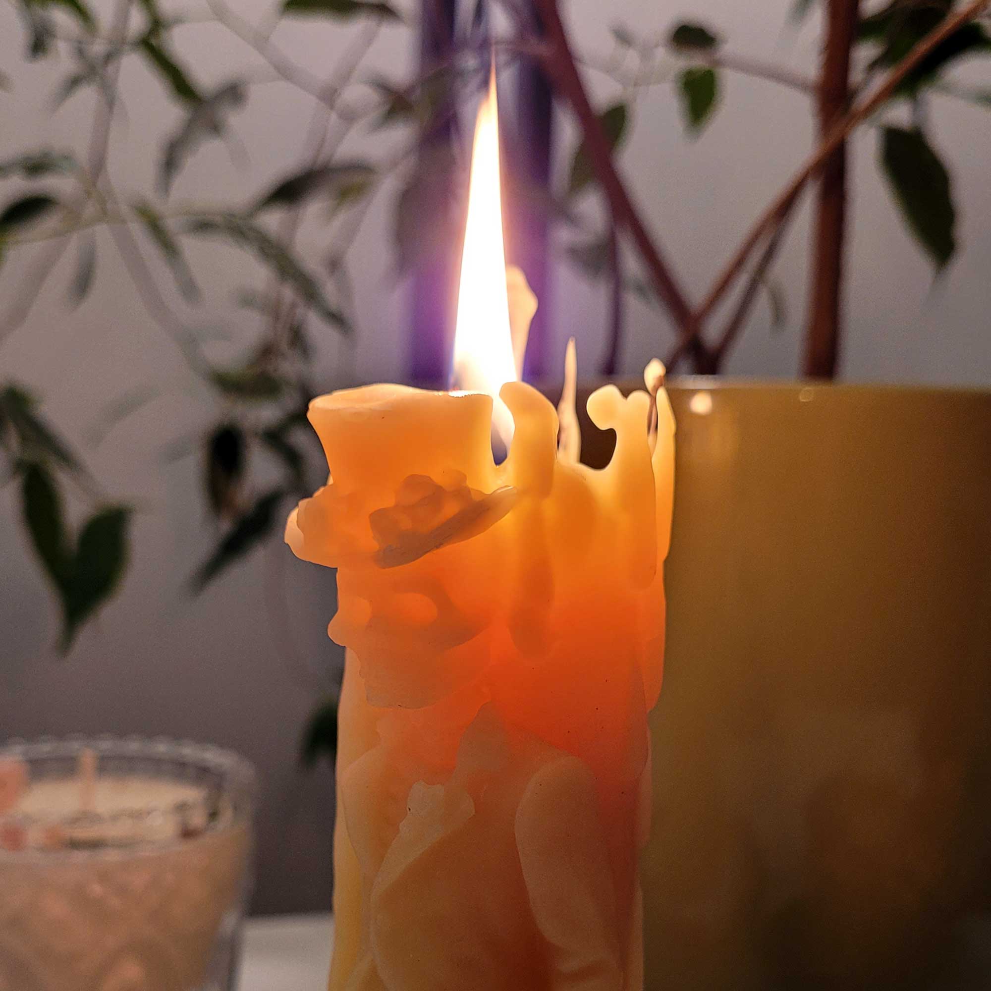 Beeswax Candle- Skeleton Groom & Bride Set (Pair) (Arrives late September)