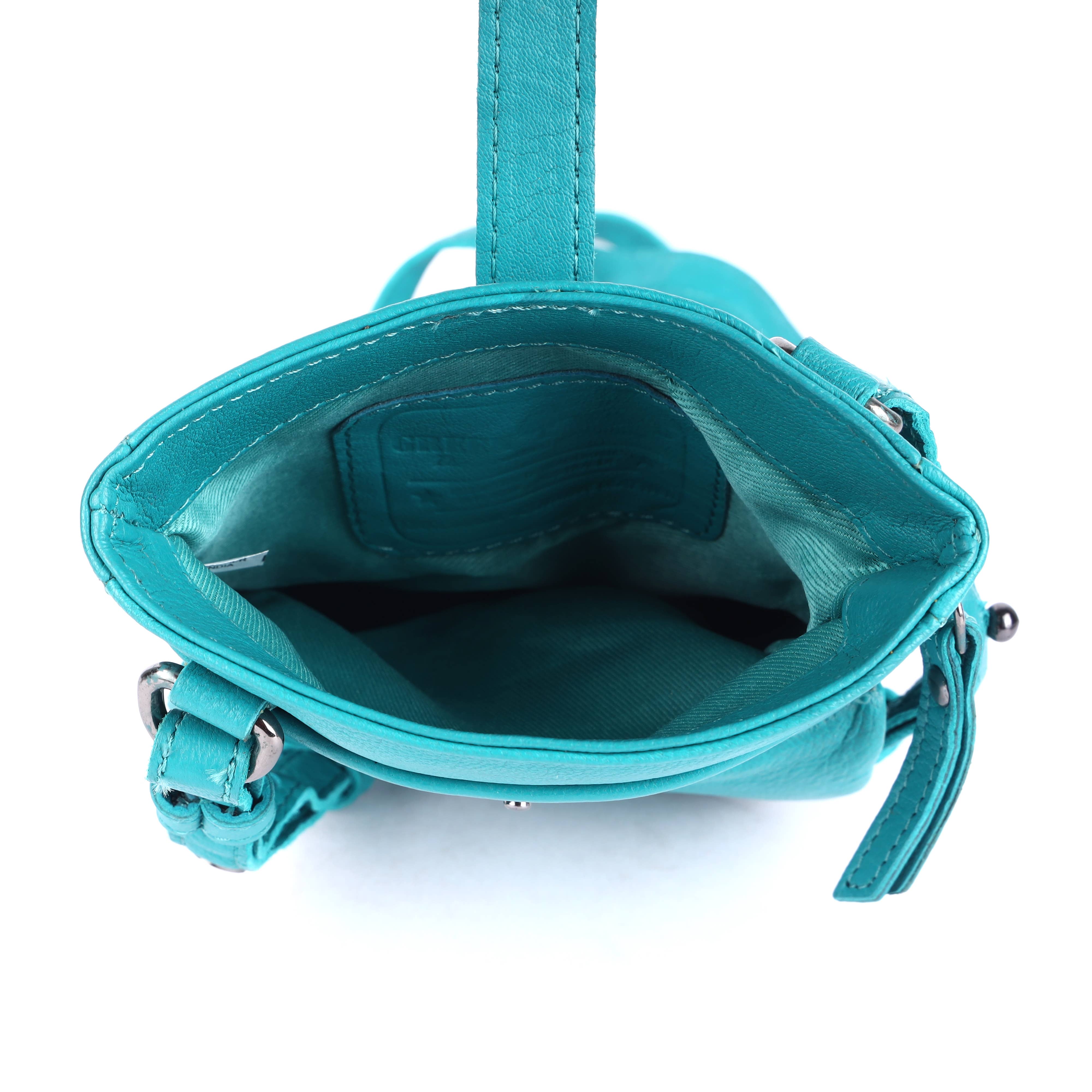 Greenwood Saffron Leather Phone Crossbody Bag