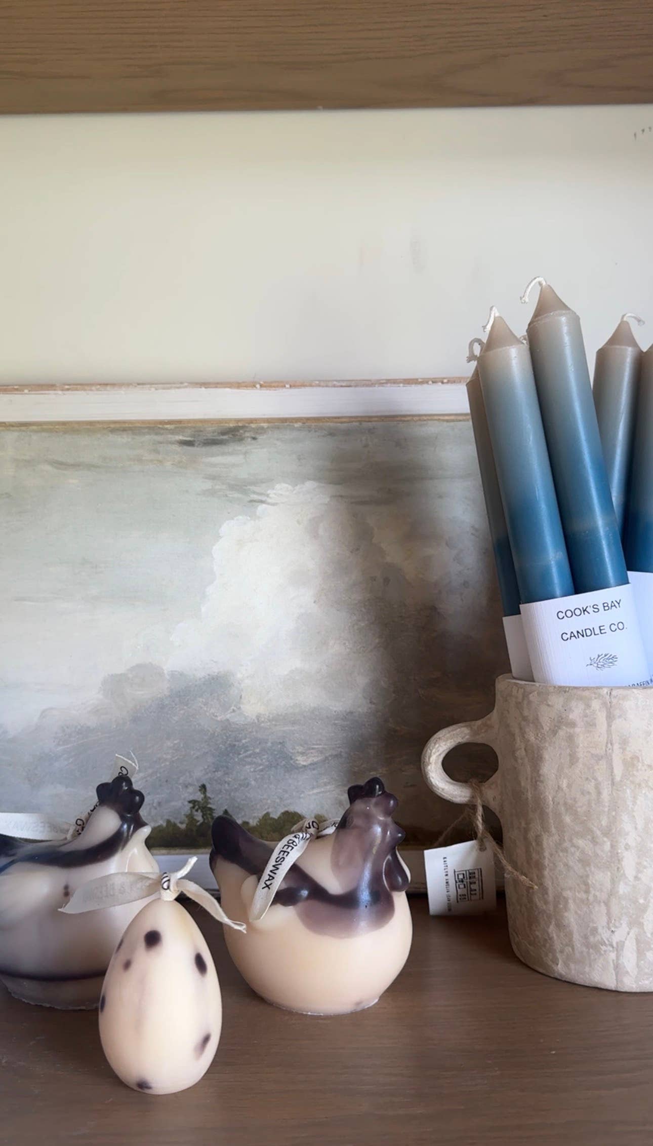 Hen Candle — soy & beeswax