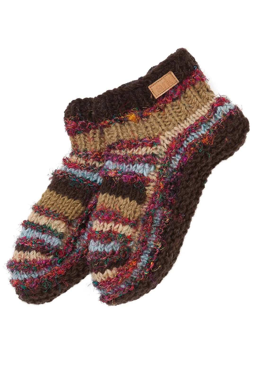 Woolen Swool Stripe Adult Booties