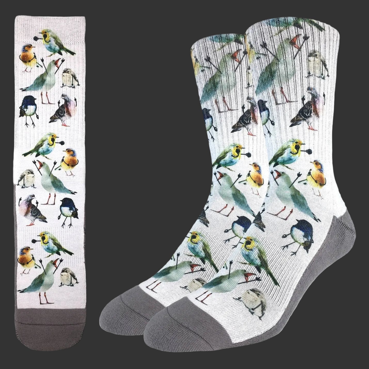 Men's Birds Flipping the Bird Socks