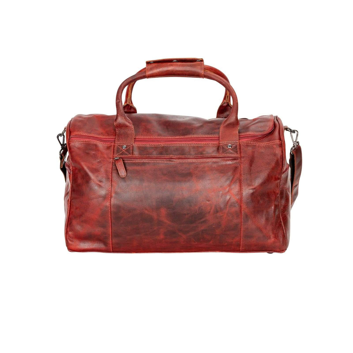 Large Leather Weekender Bag