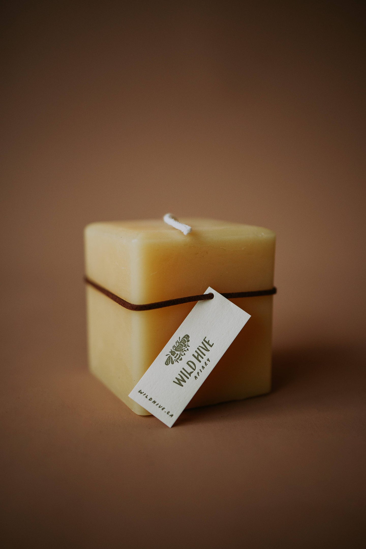 Beeswax Small Square Candle