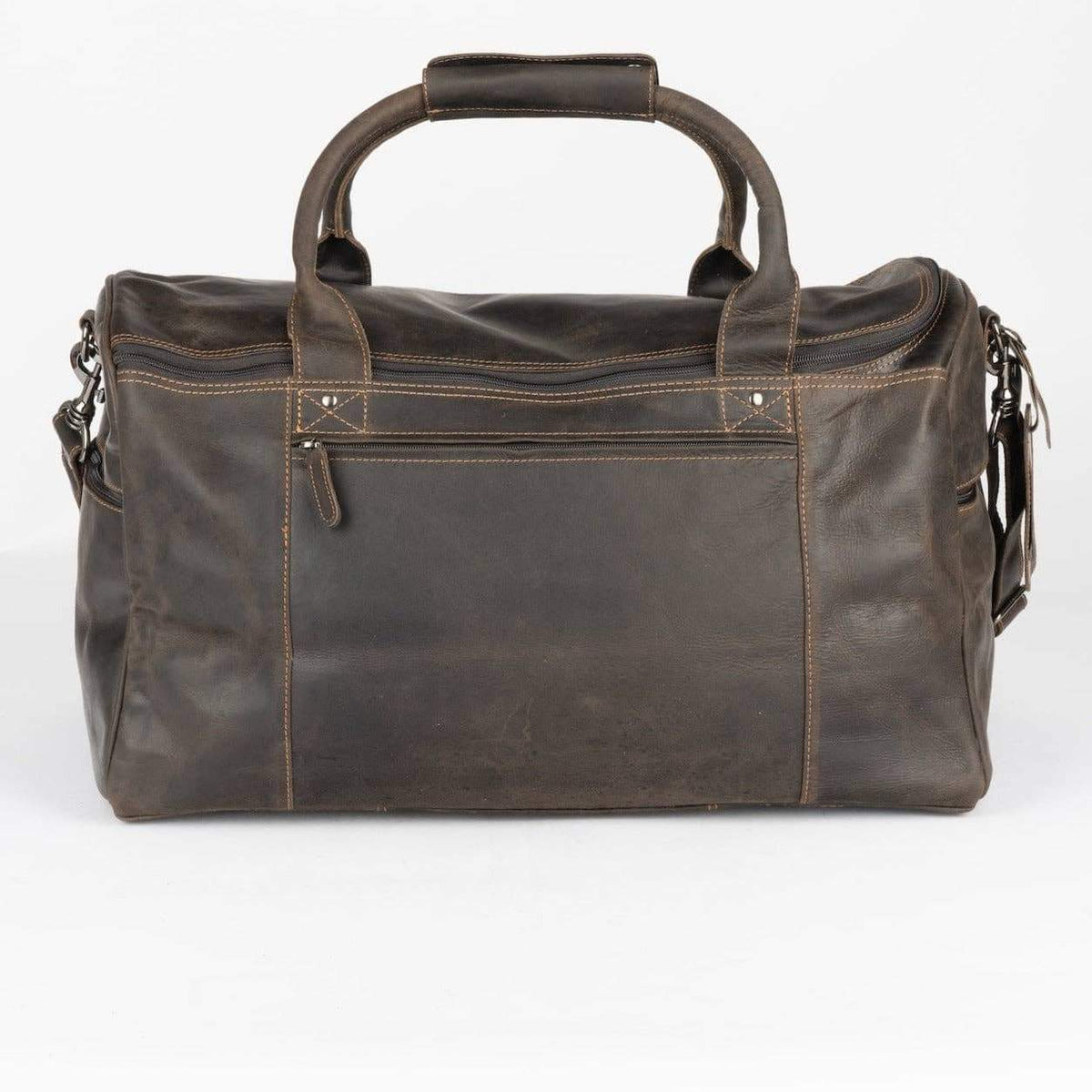Large Leather Weekender Bag