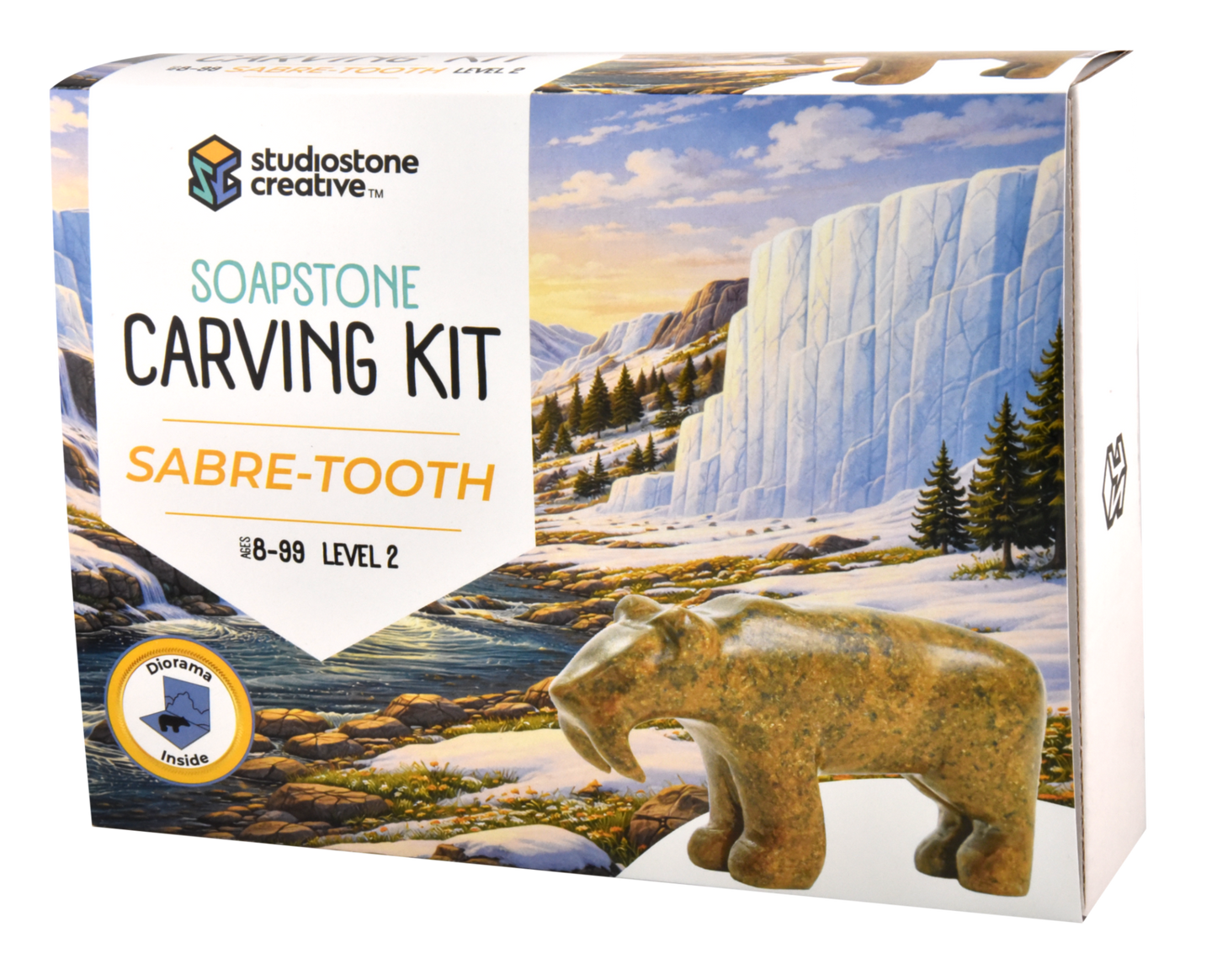 Saber-Tooth Soapstone Carving Kit