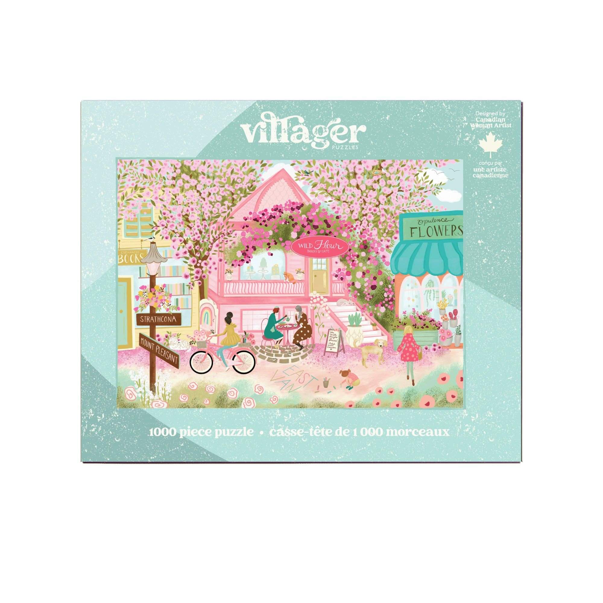 City in Bloom | 1000-Piece Jigsaw Puzzle | Designed in Canada