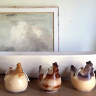 Hen Candle — soy & beeswax