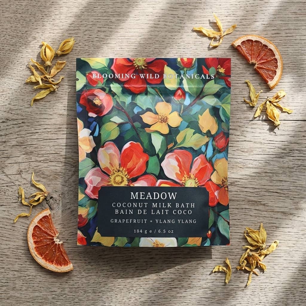 Meadow Coconut Milk Bath Salt Sachet | Grapefruit + Ylang Yl