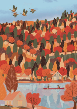 Changing Seasons | 1000-Piece Jigsaw Puzzle | Designed in Canada