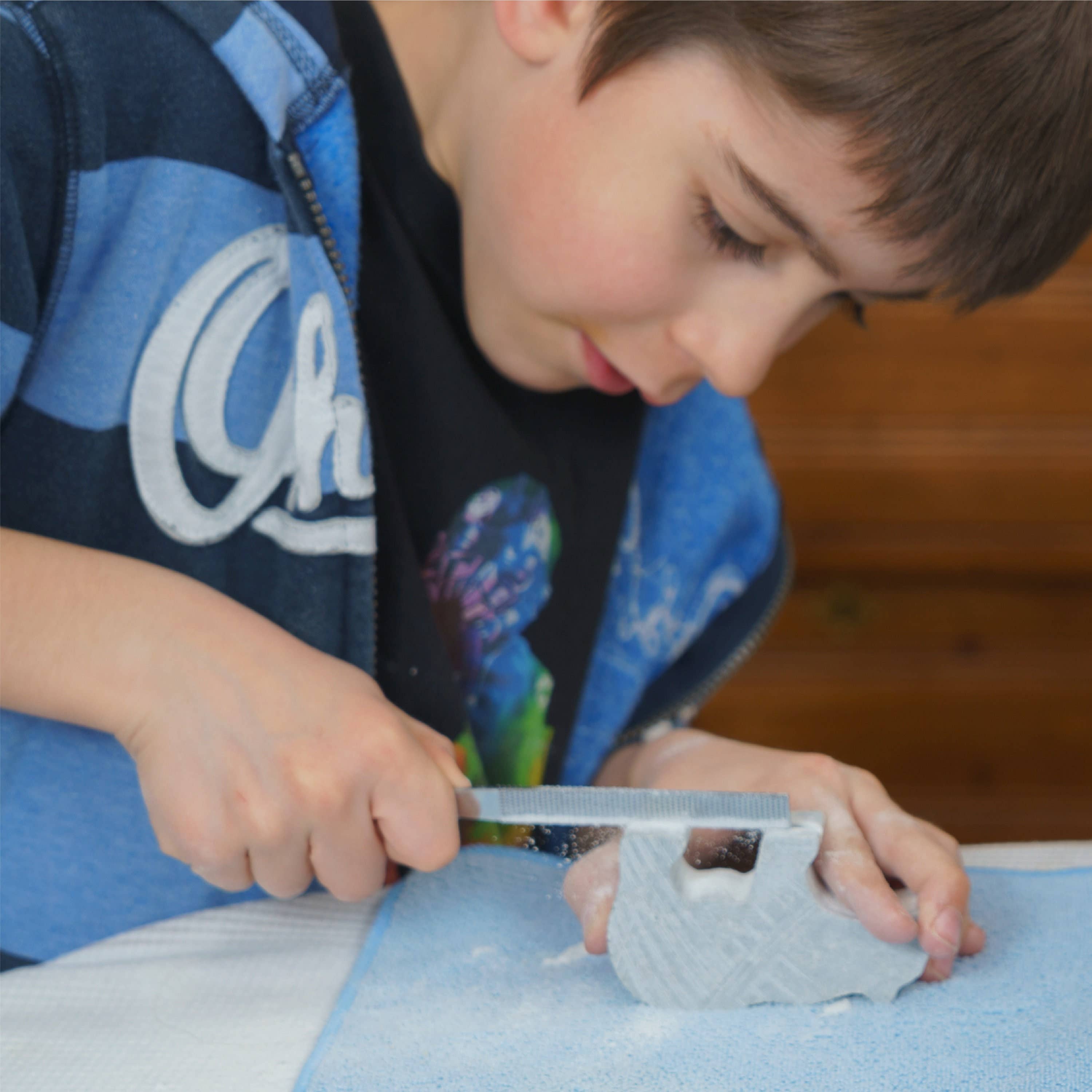 DIY Bear Soapstone Carving Kit — Quick Ship — Giftable Fun 