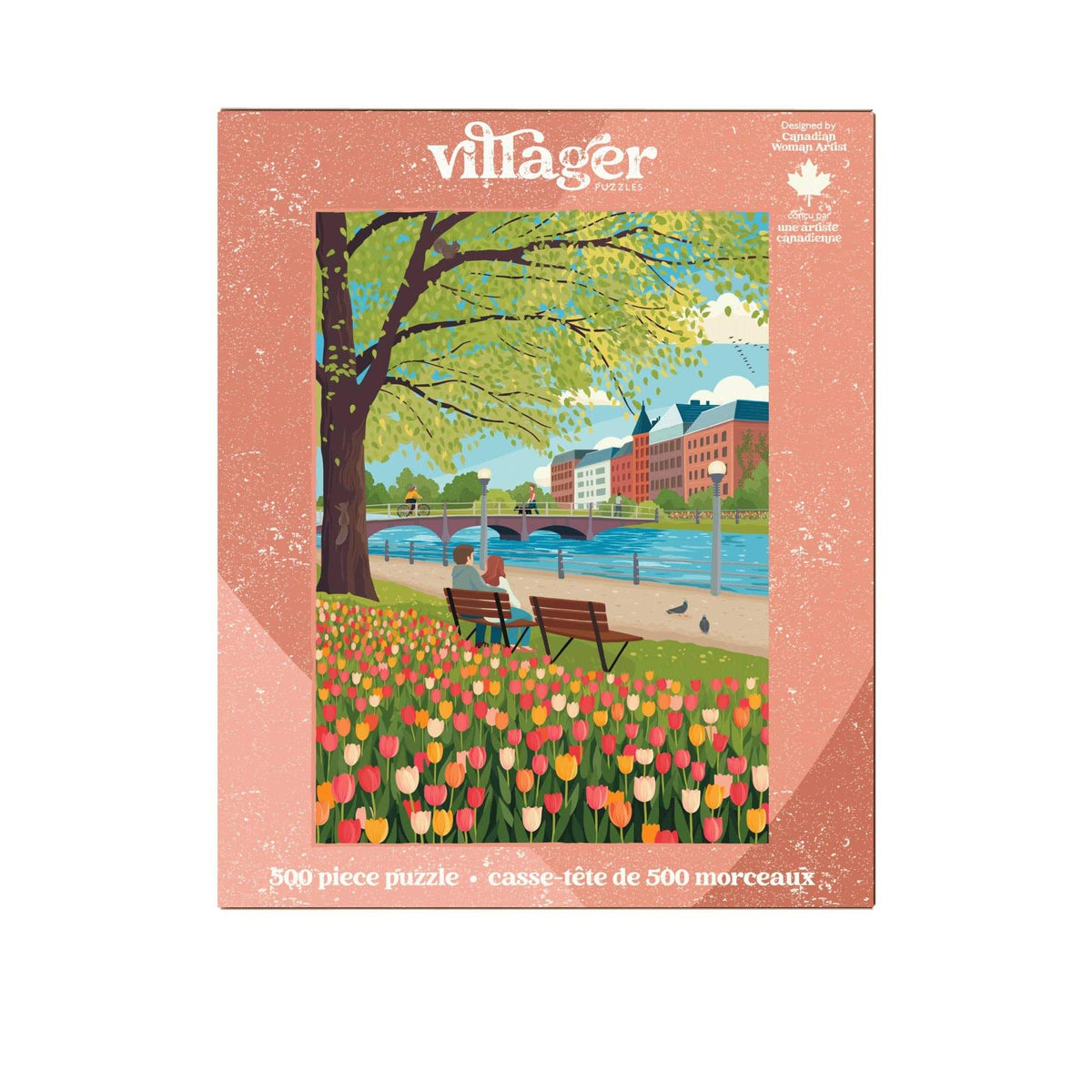 Tulip Season | 500-Piece Jigsaw Puzzle | Designed in Canada