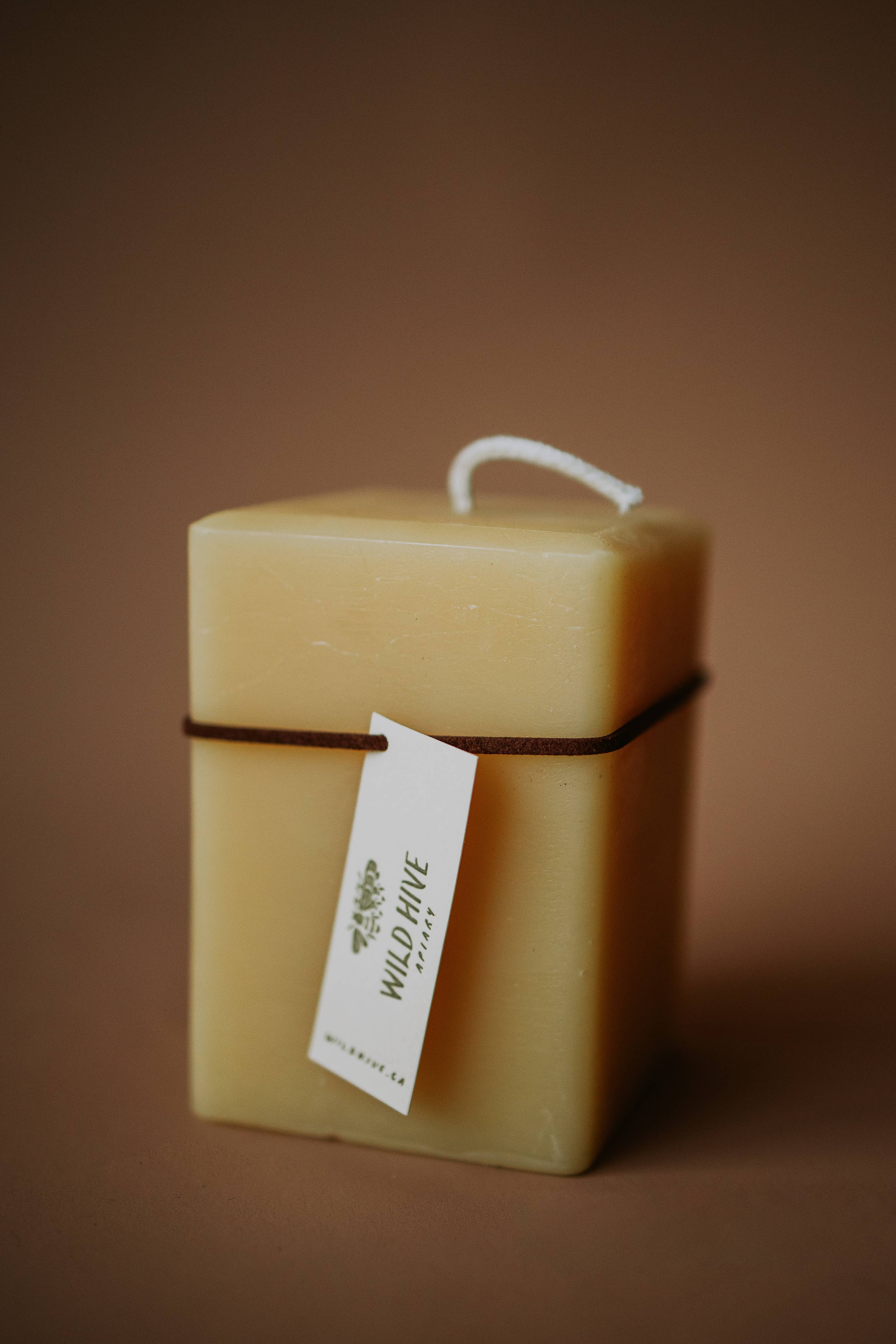 Beeswax Medium Square Candle