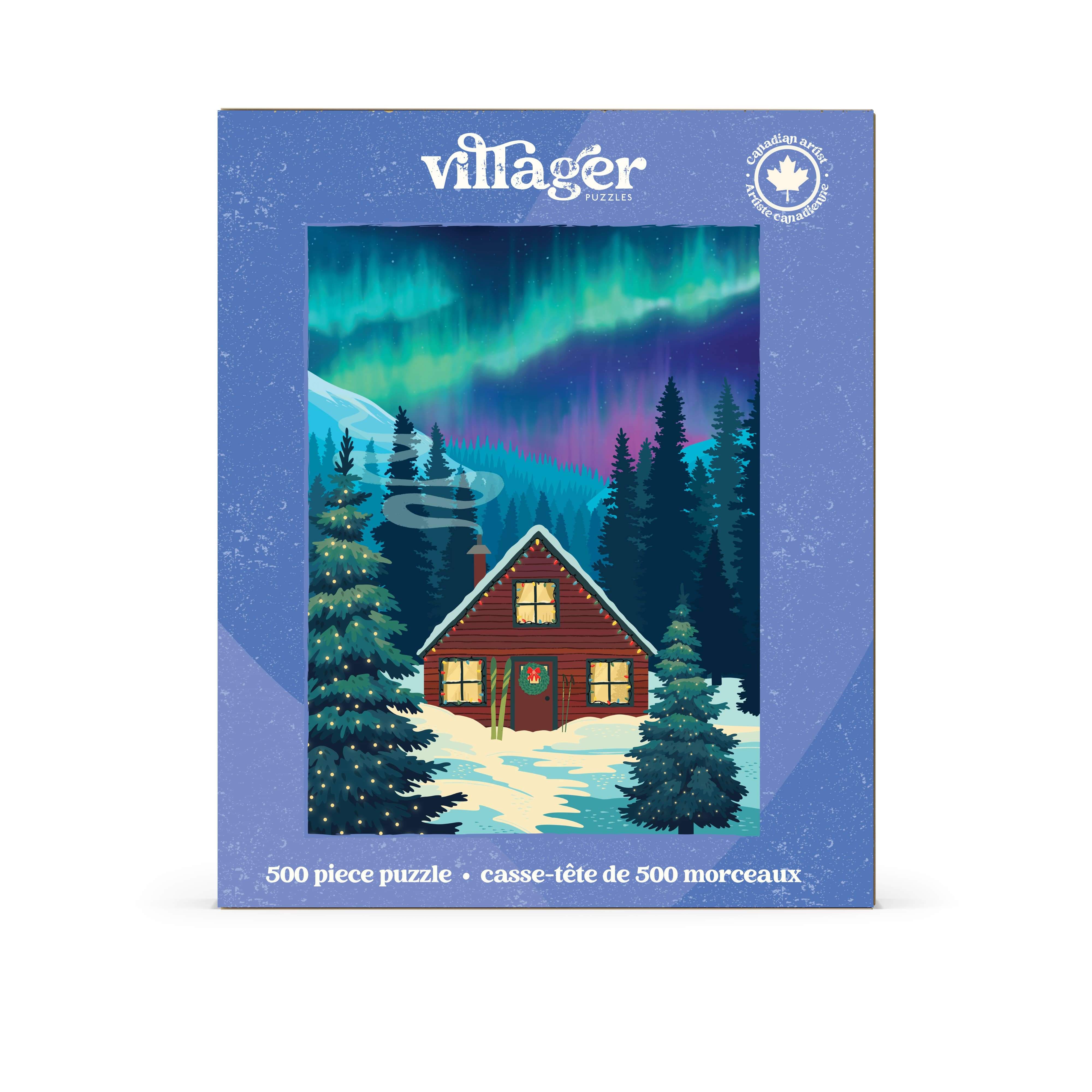 Northern Cabin Jigsaw Puzzle - 500 Pieces of Canadian Charm