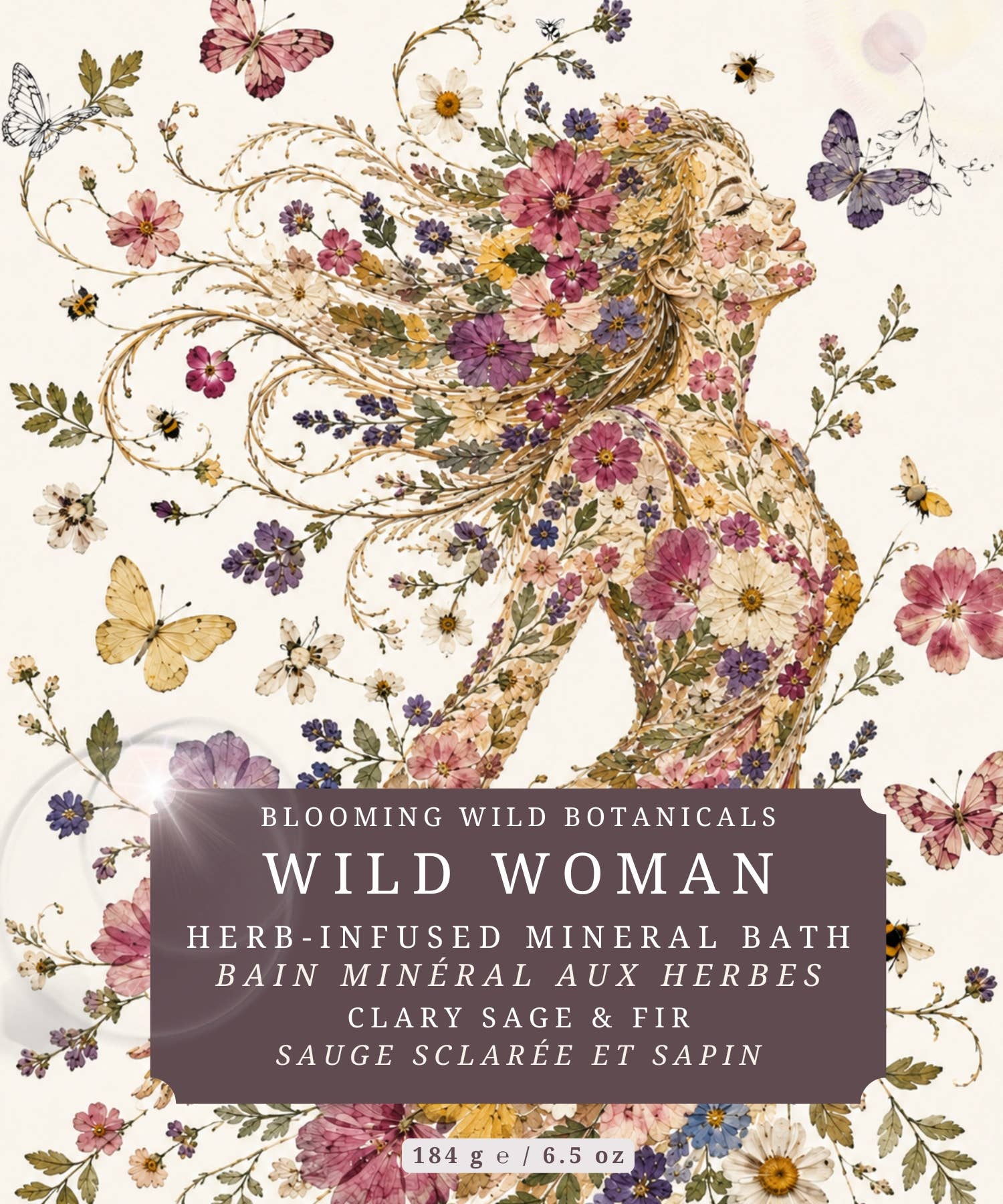 Wild Woman Herb-Infused Mineral Bath Sachet