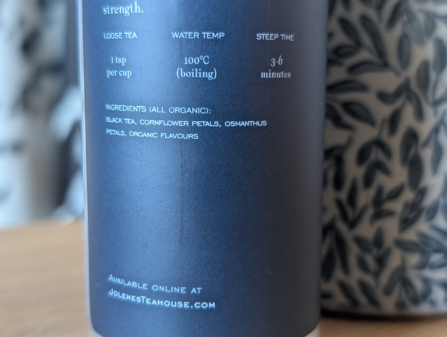 Creamy Earl Grey Tea By Jolene's Tea House In Banff