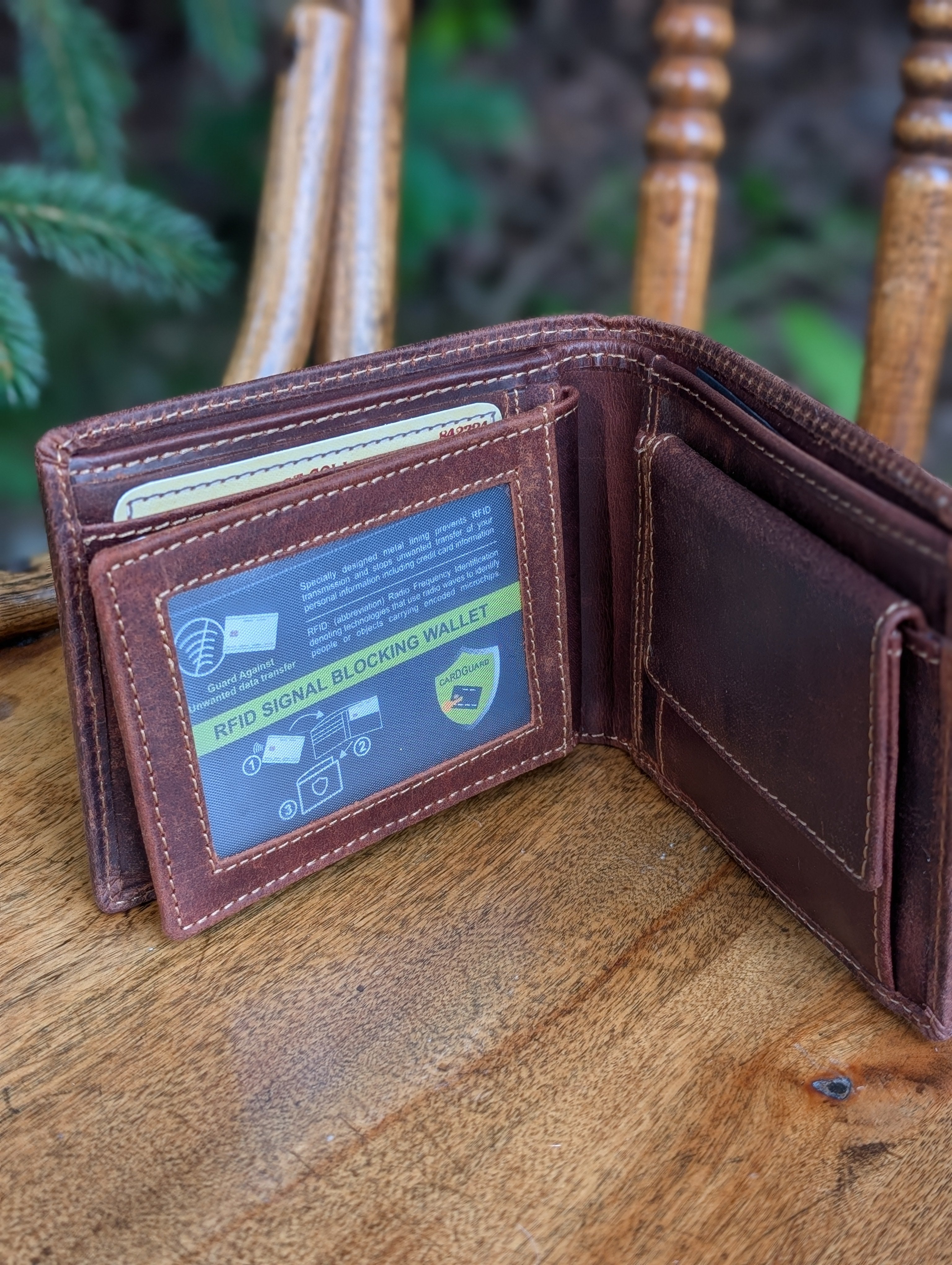 Leather RFID Wallet  2128 Sandel