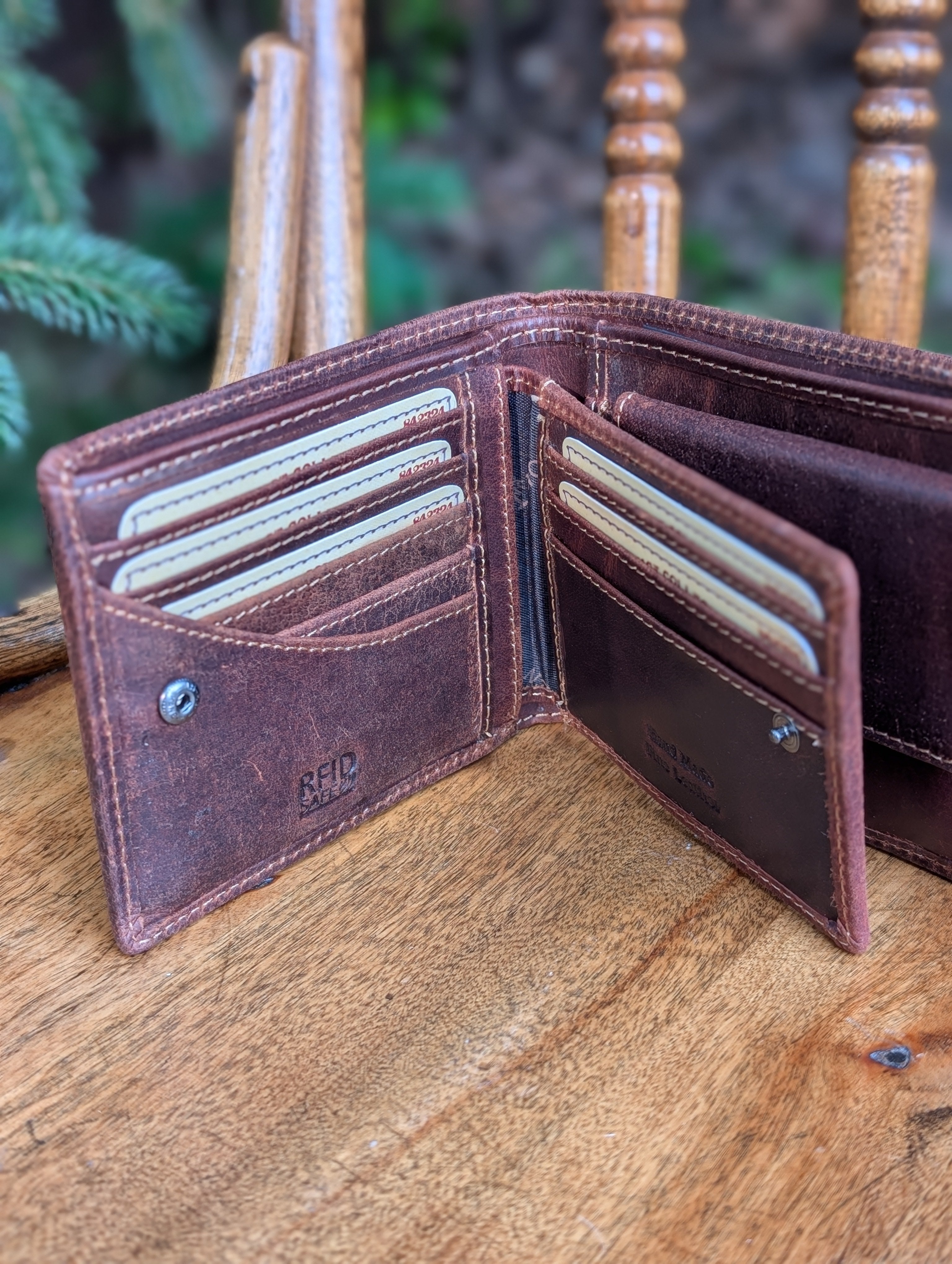 Leather RFID Wallet  2128 Sandel