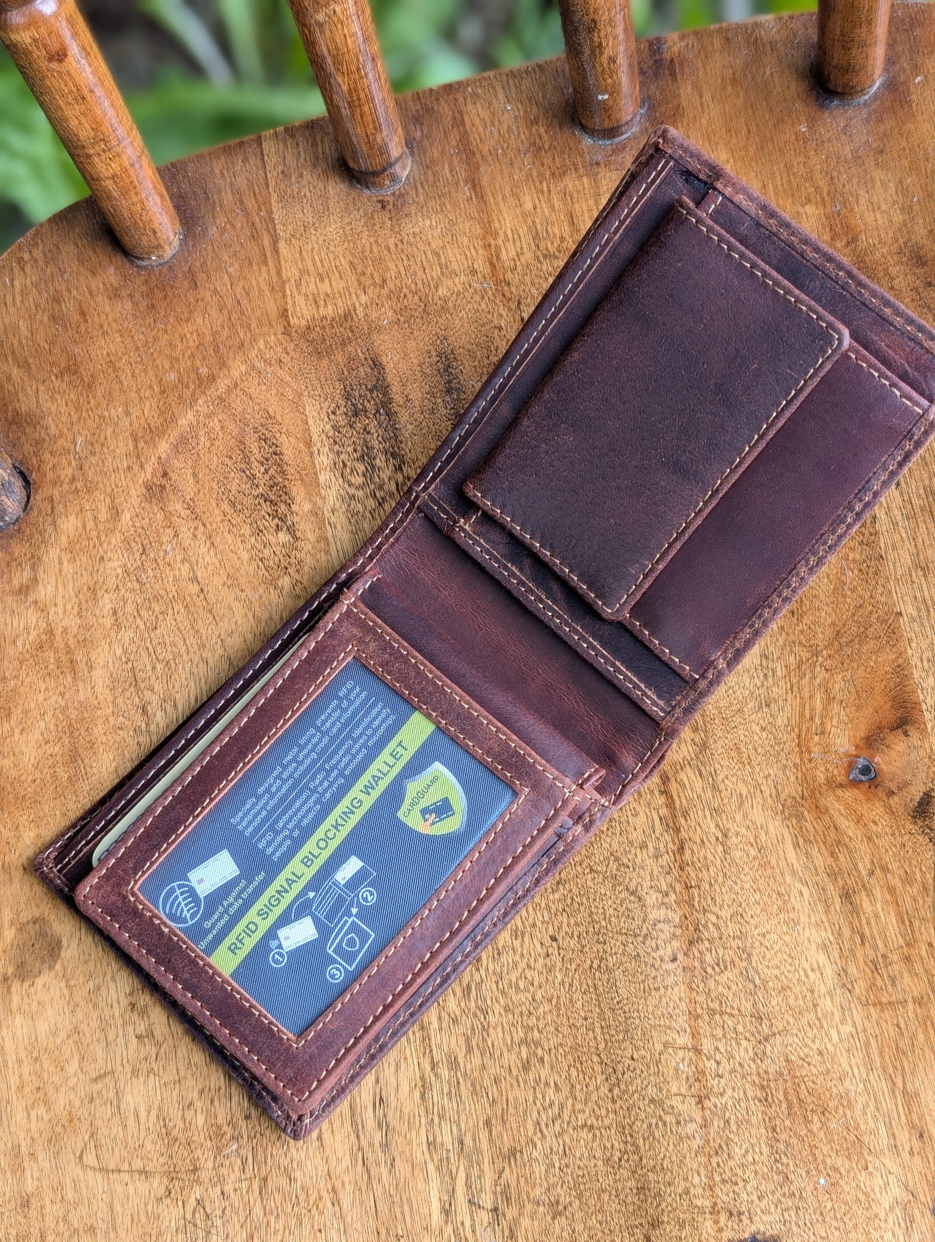 Leather RFID Wallet  2128 Sandel