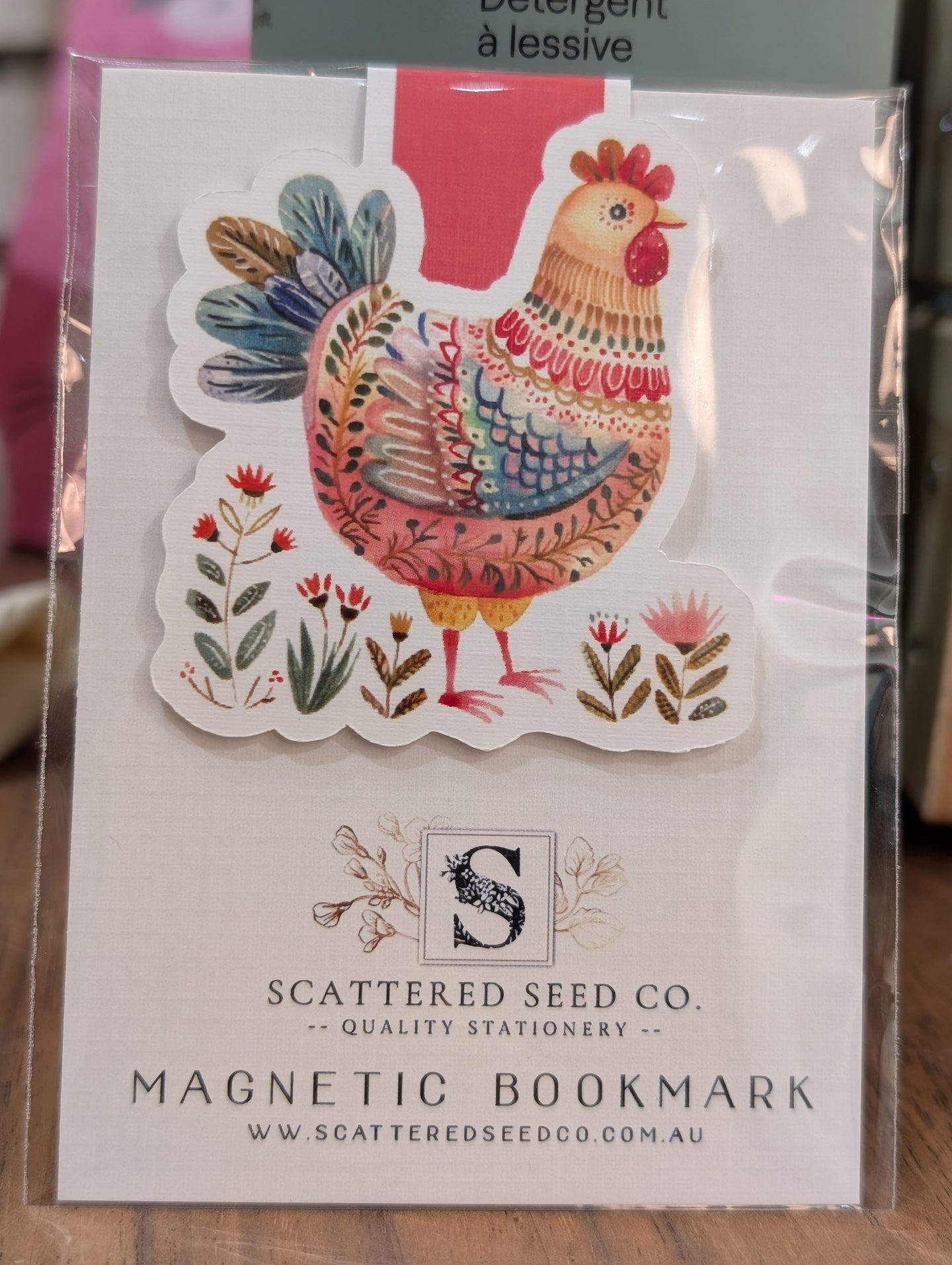 Hen Magnetic Bookmark design #2
