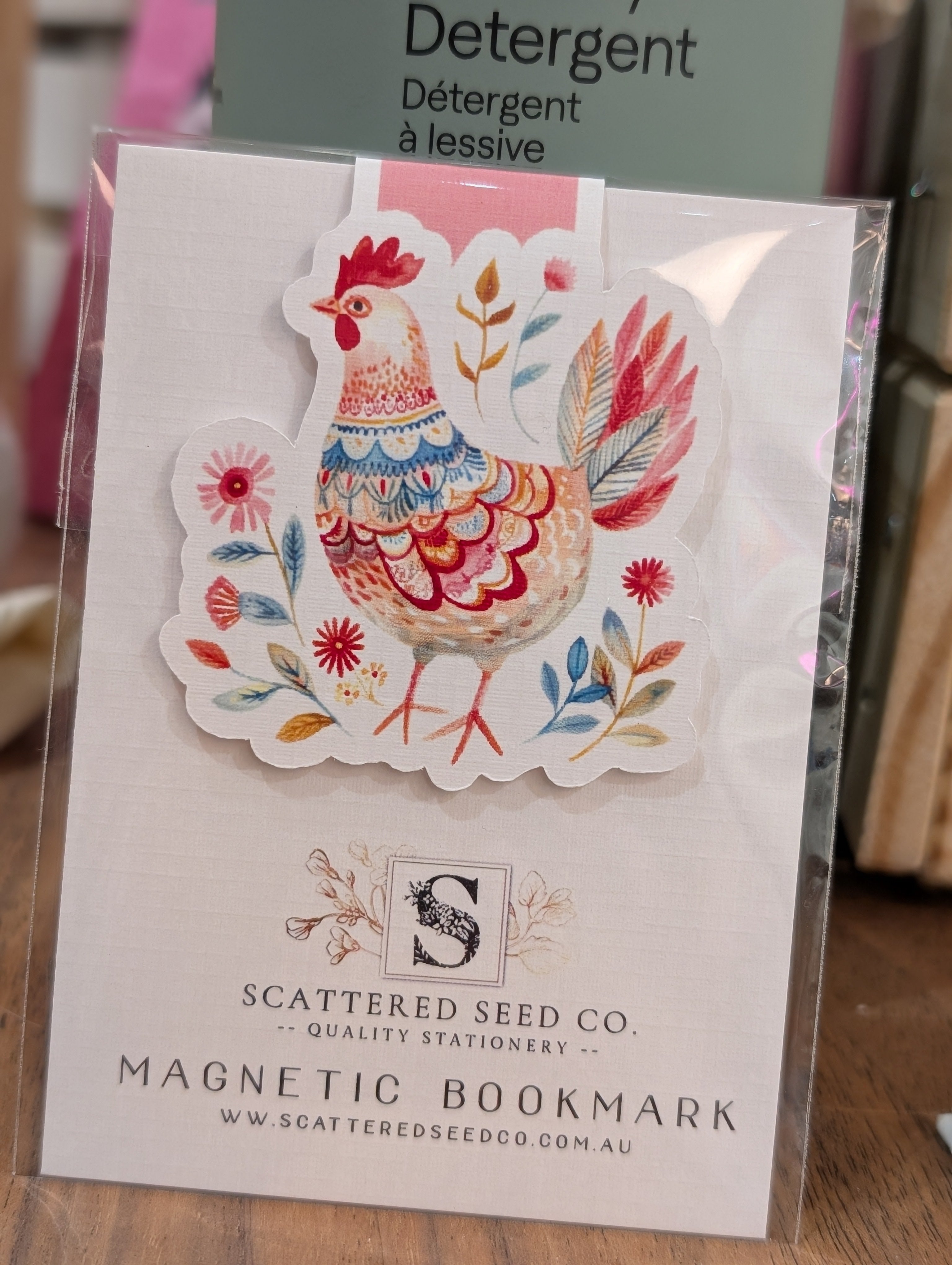 Hen Magnetic Bookmark design #1