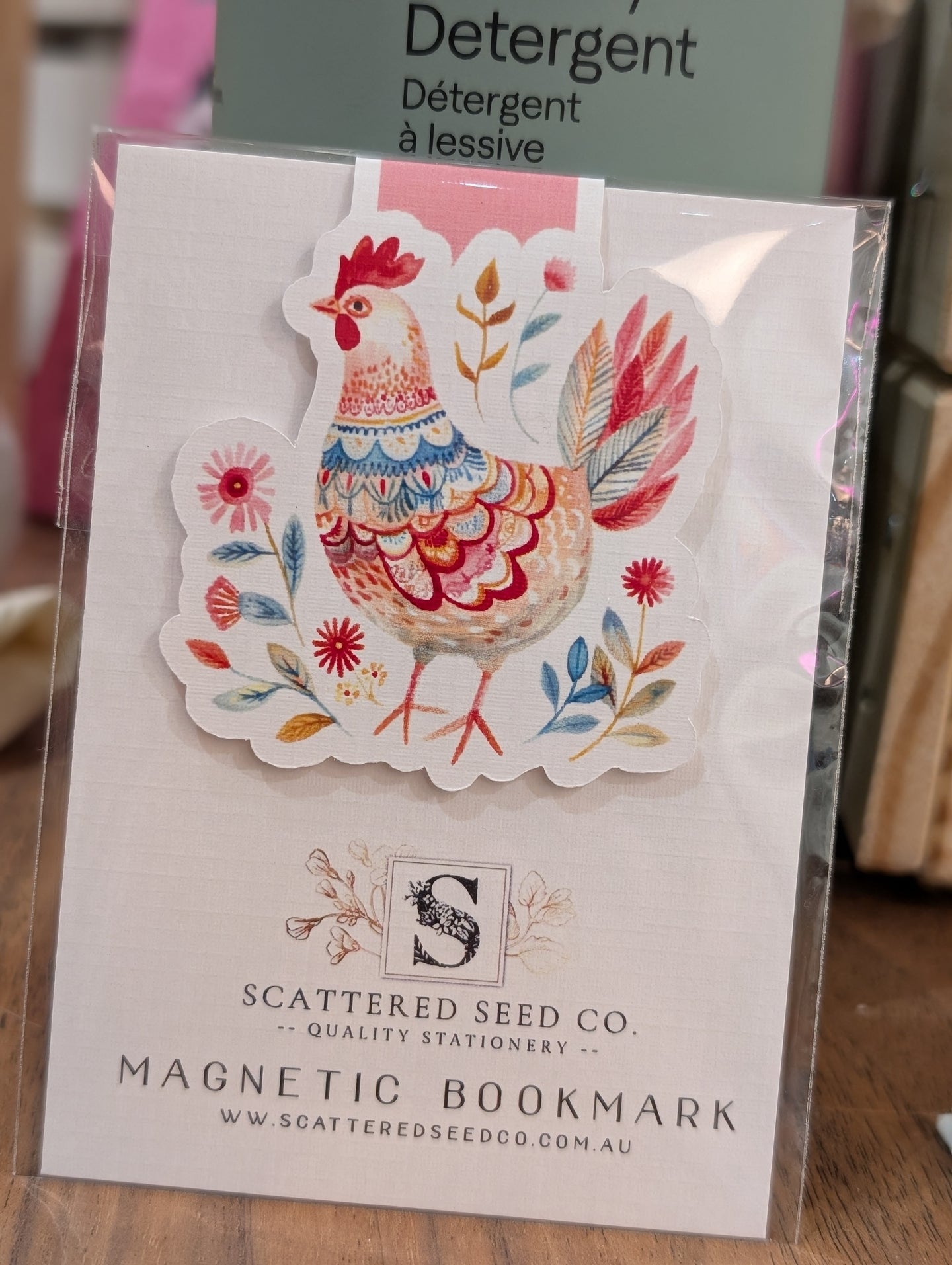 Hen Magnetic Bookmark design #1