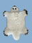 White Bear rug made from sheepskin designed by Angus Oliver Sheepskins Canada