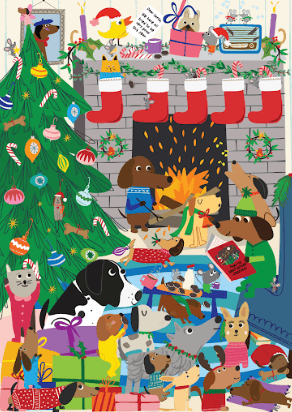 Merry Barkmas | 250 Piece Jigsaw Puzzle | Designed in Canada