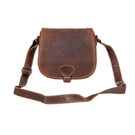 Wildera Lennon full-grain leather crossbody bag