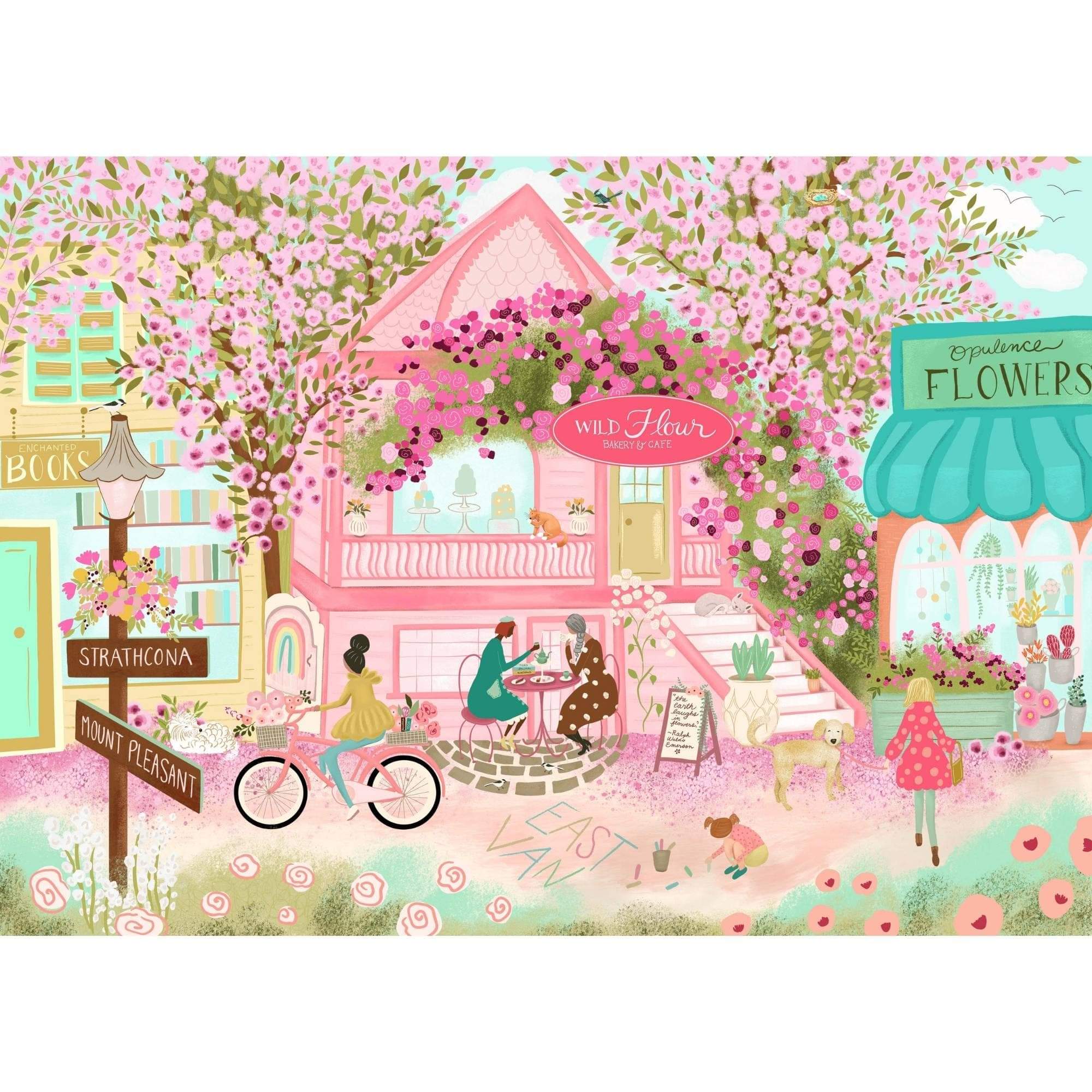 City in Bloom | 1000-Piece Jigsaw Puzzle | Designed in Canada