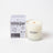 Aurora mahogany teakwood and aspen coconut soy candle in clear glass jar with wooden wick and minimalist label