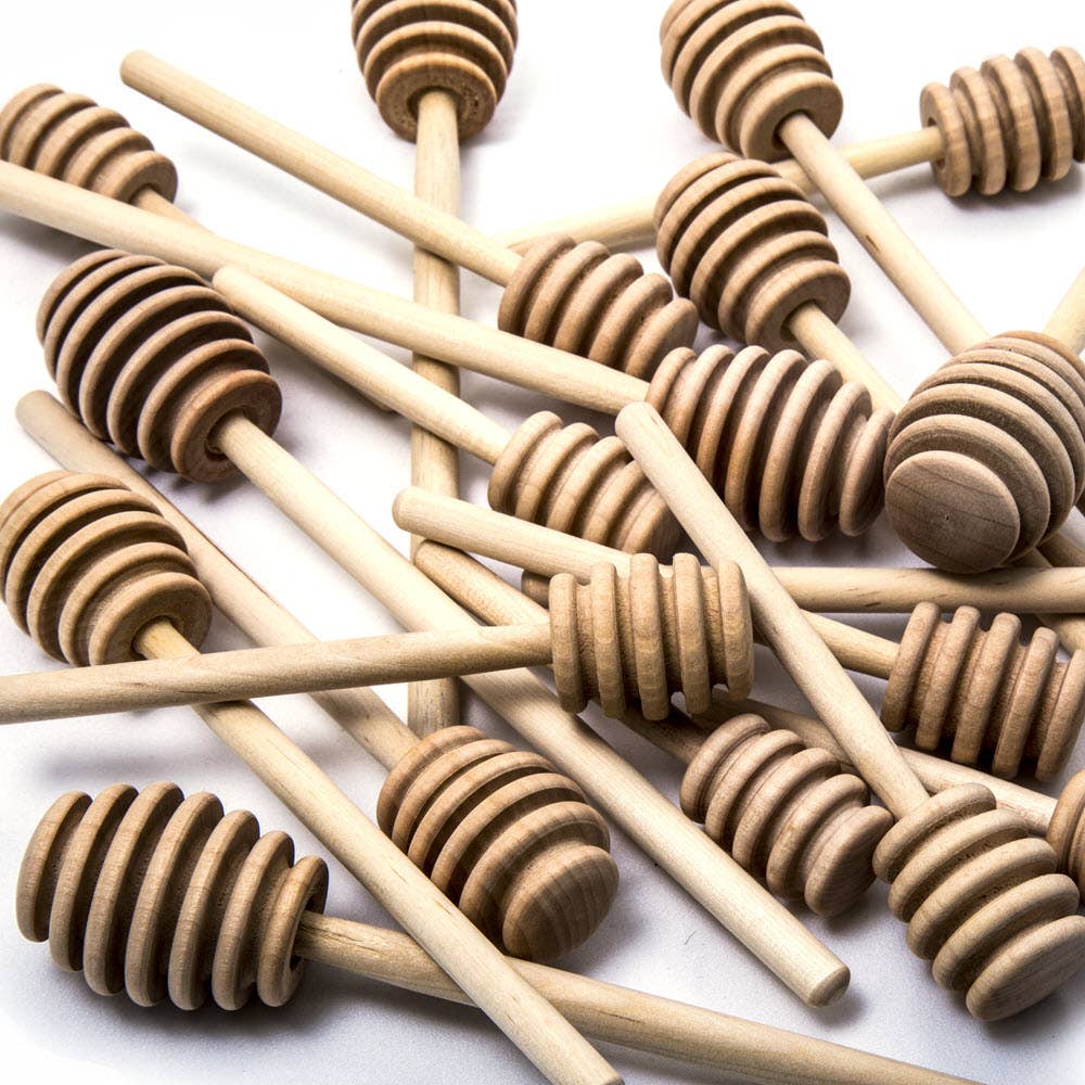 Classic Wooden Honey Dipper