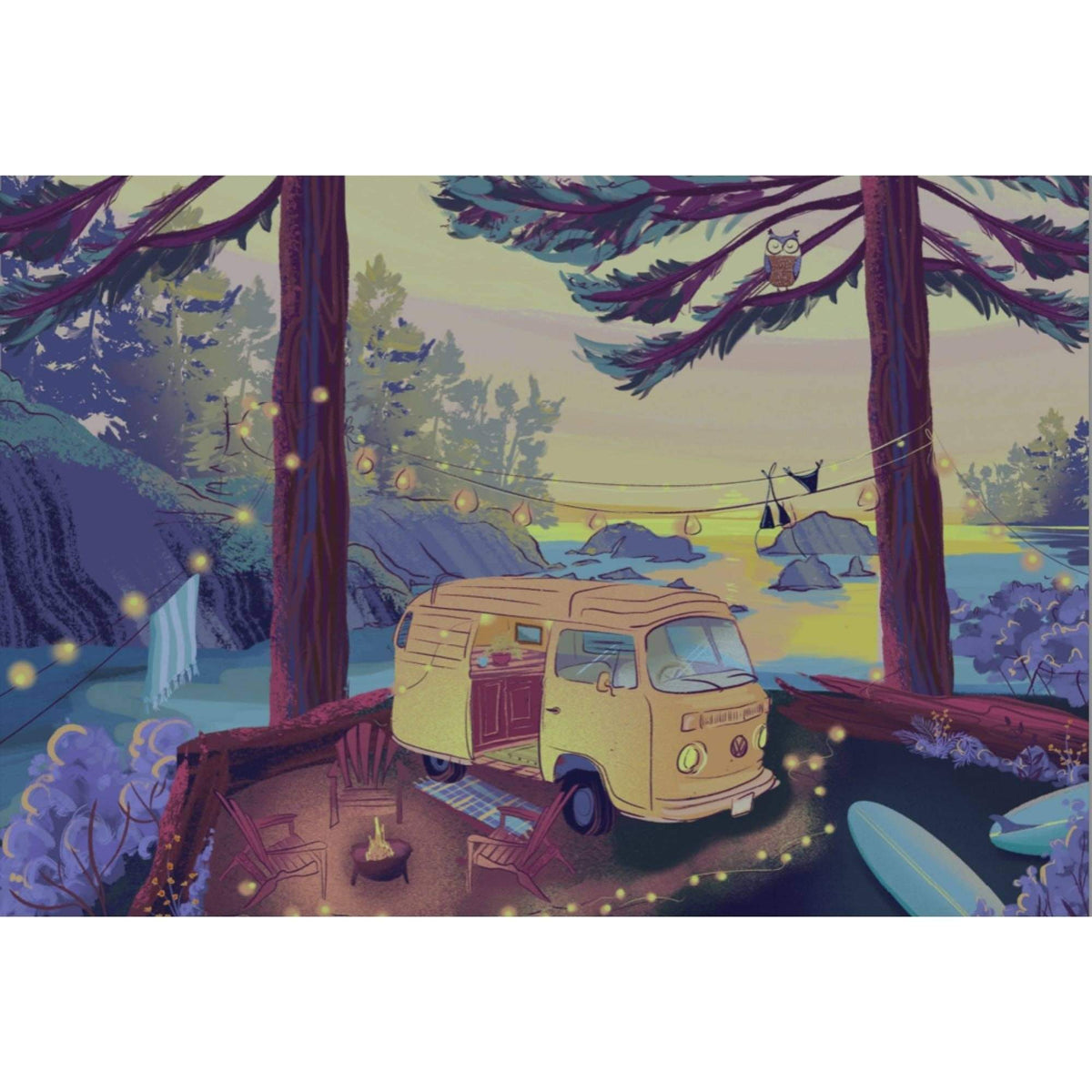Twilight Campsite 1000-Piece Puzzle
