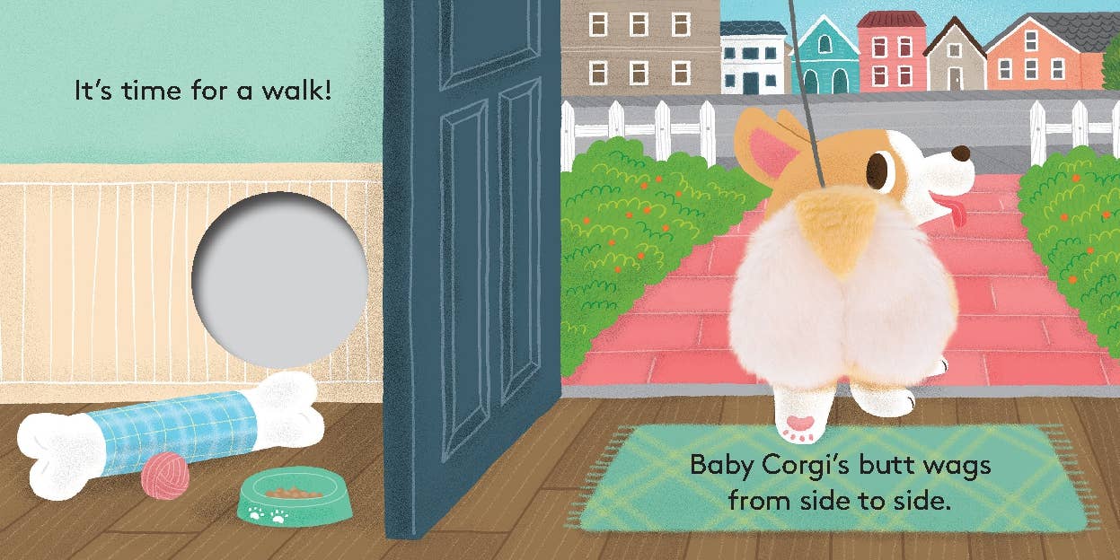 Bébé Corgi : Livre Marionnette à Doigt