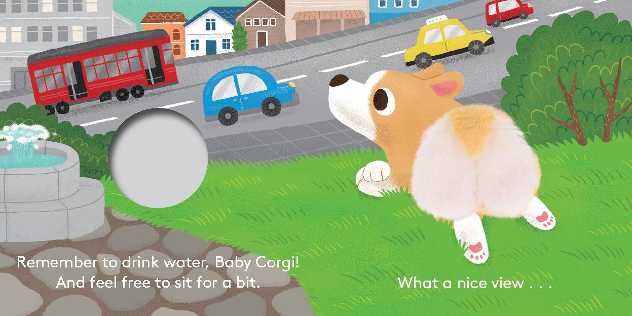 Bébé Corgi : Livre Marionnette à Doigt
