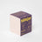 Purple and cream coconut soy candle box for milkjars before sunrise scent with gold foil lettering and illustrations